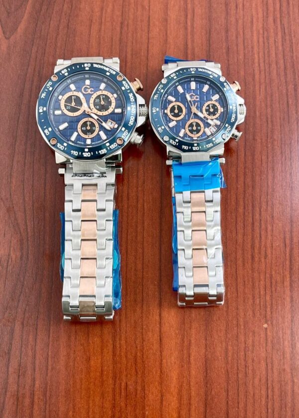 Gc Couple Swiss Blue Dail Quartz replica first copy watch 1