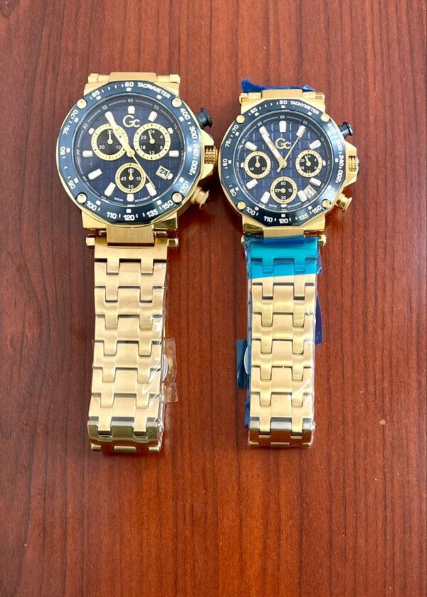 Gc Couple Swiss Black Dail Quartz replica first copy watch 4