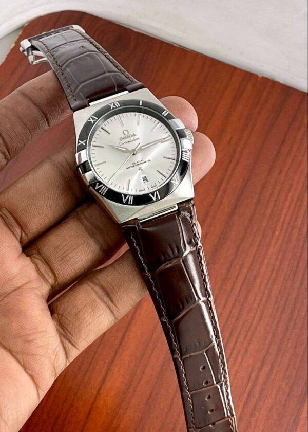 Omega Constellation Blue Strap Swiss Automatic Men's replica first copy watch 76