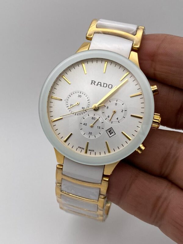 Rado Centrix Jublie Ceramic Chronometer White replica first copy watch For Men 36