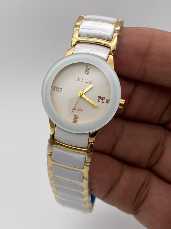 Rado Jublie Ceramic Dual tone Ladies 1st copy replica watch 12