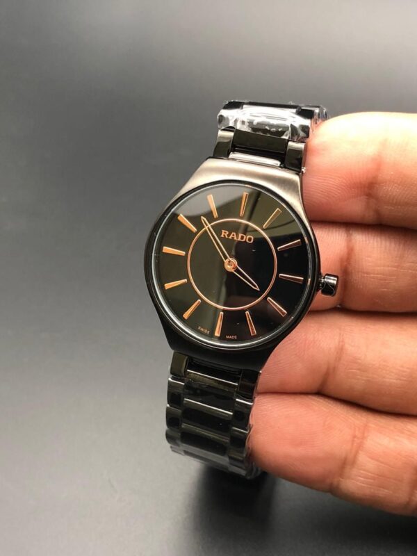 Rado Jublie Full Black Ceramic 1st copy replica watch For Women 16