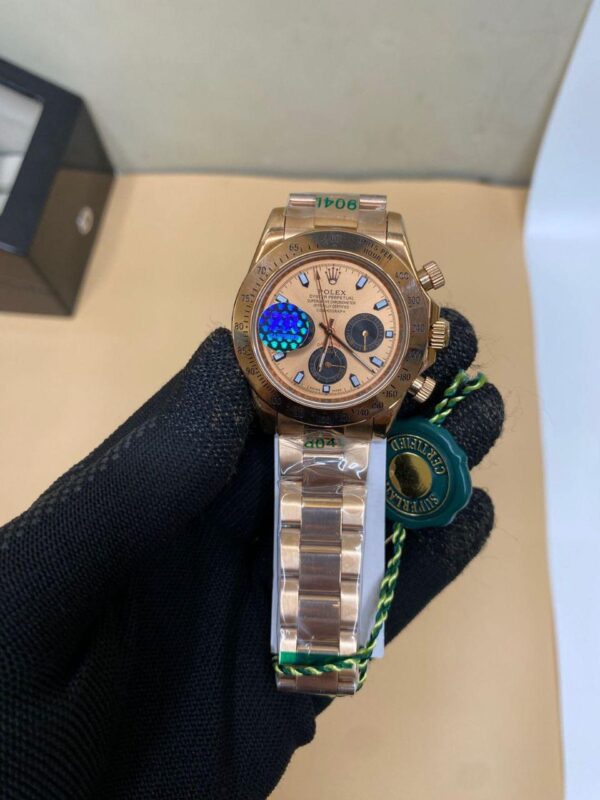 Rolex Daytona Rose Gold Swiss Automatic replica first copy watch 105