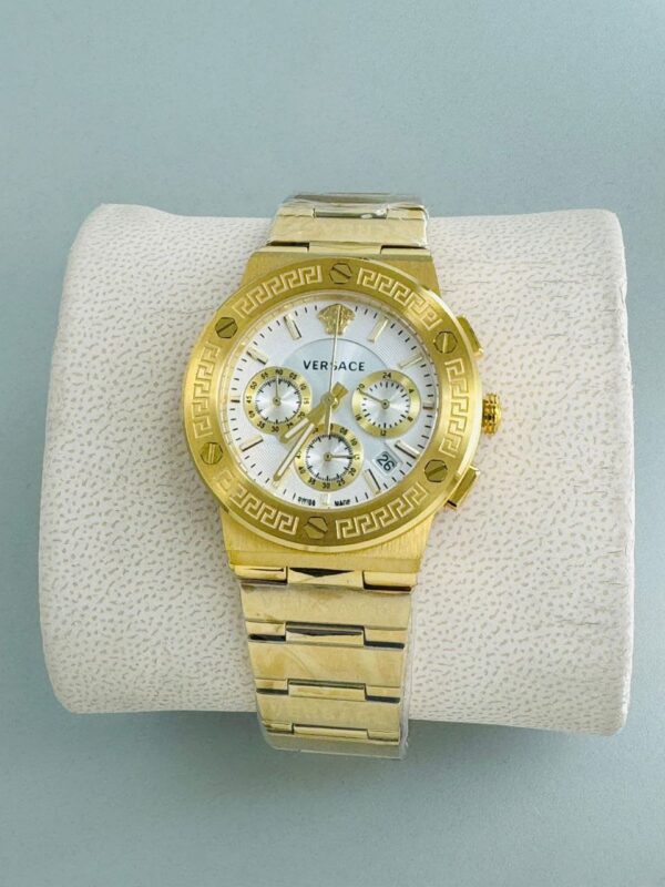 Versace Greca logo Chronograph Ladies 1st copy replica watch 9