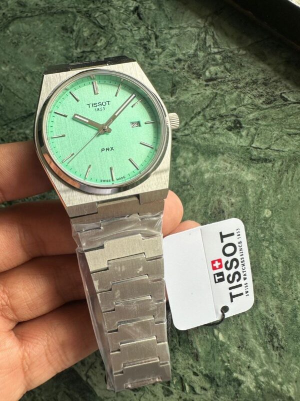 Tissot PRX Blue Dail Stainless Steel first copy replica watch For Men 8