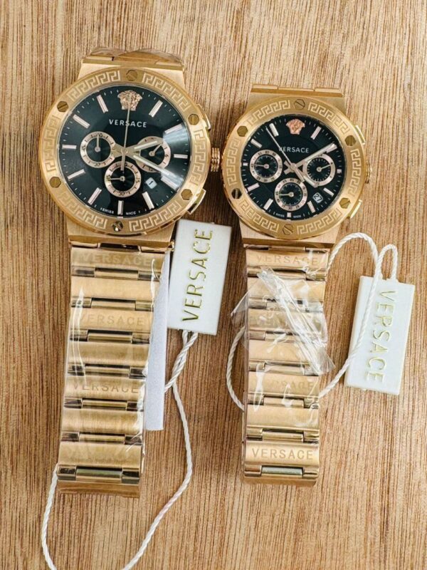Versace Greca Swiss Couple Chronograph first copy replica watch 8