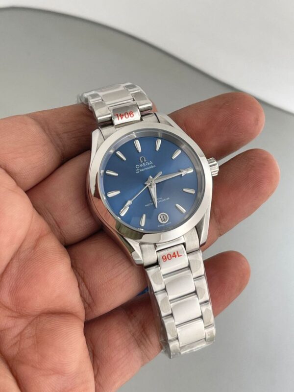 Omega Sea Master Aquatera Blue Dail Swiss Automatic Ladies 1st copy replica watch 16