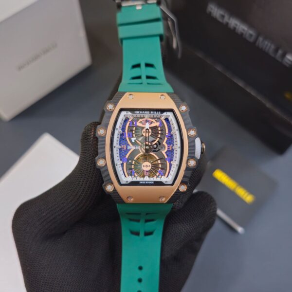 Richard Mille Green Rubber Swiss ETA Automatic High quality premium watch 8