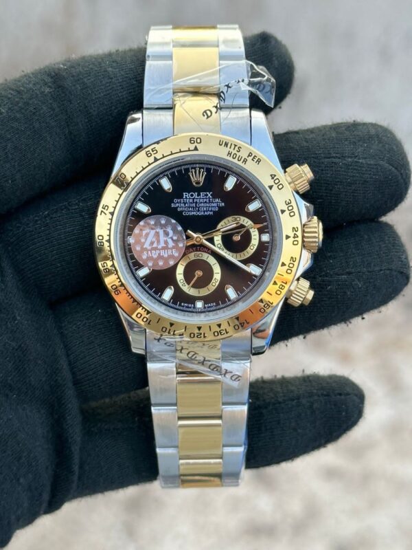 Rolex Daytona Cosmograph Dual Tone Pure Swiss ETA Automatic High quality premium watch 121
