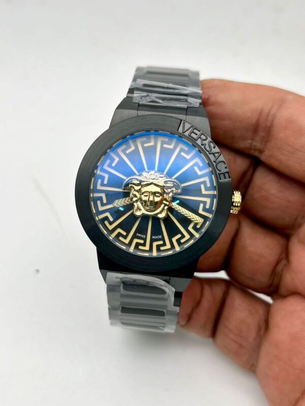 Versace Medusa Infinite Full Black first copy replica watch 36