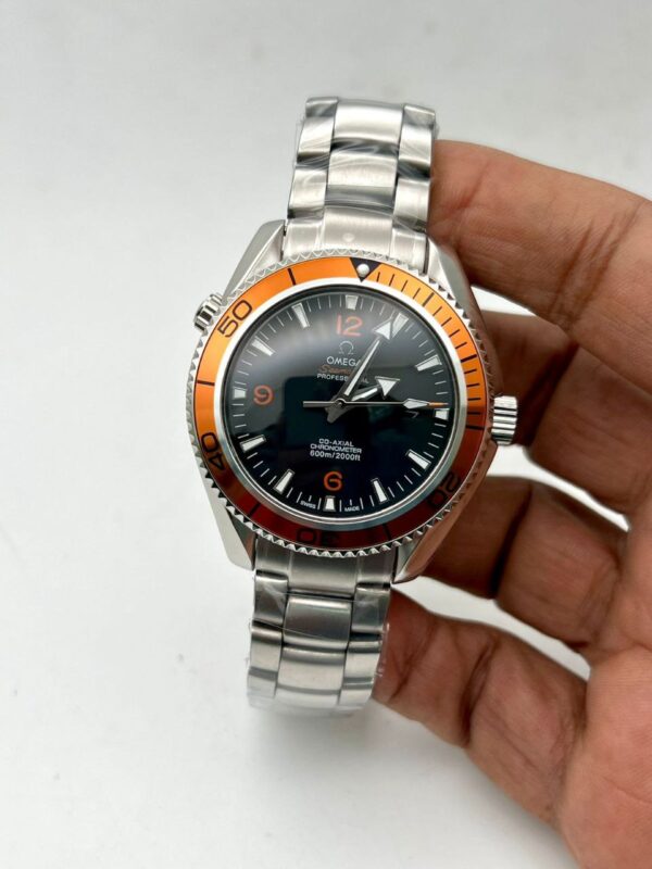 Omega Sea Master Stainless Steel Swiss Automatic Men's replica first copy watch 98