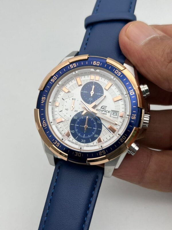 Casio Edifice Analog With Digital Leather Strap replica first copy watch for Men 126