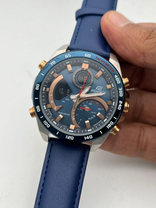 Casio Edifice Analog With Digital Leather Strap replica first copy watch for Men 122