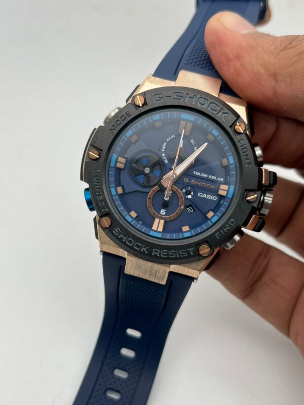 Casio Edifice Digital With Analog Rubber Strap replica first copy watch for Men 118