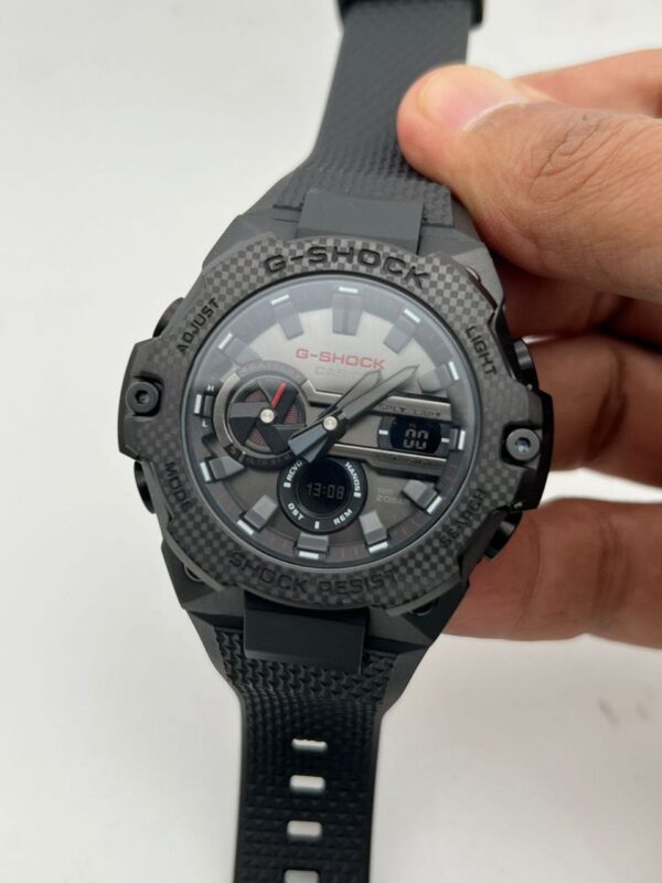 Casio Edifice Digital With Analog Rubber Strap replica first copy watch for Men 115