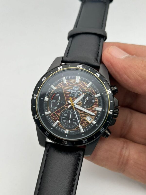 Casio Edifice Leather Strap replica first copy watch for Men 131