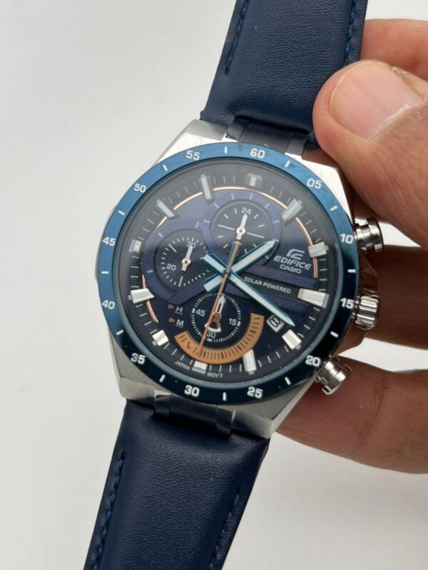 Casio Edifice Leather Strap replica first copy watch for Men 130